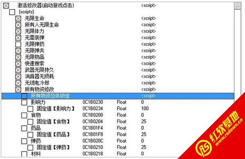 腐烂国度一周年生存版CE修改器使用方法及物品代码大全